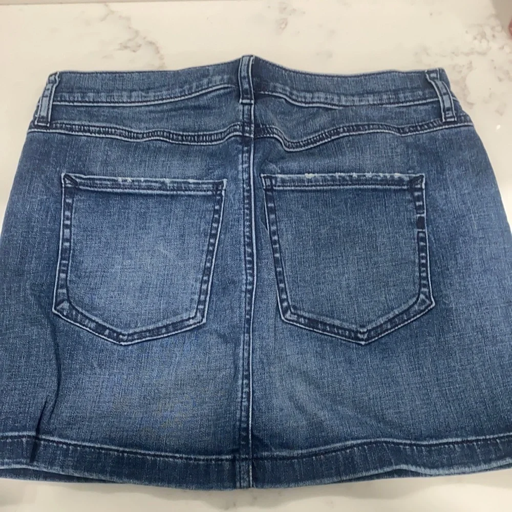 Express jean mini  skirt size 4 - Picture 3 of 4